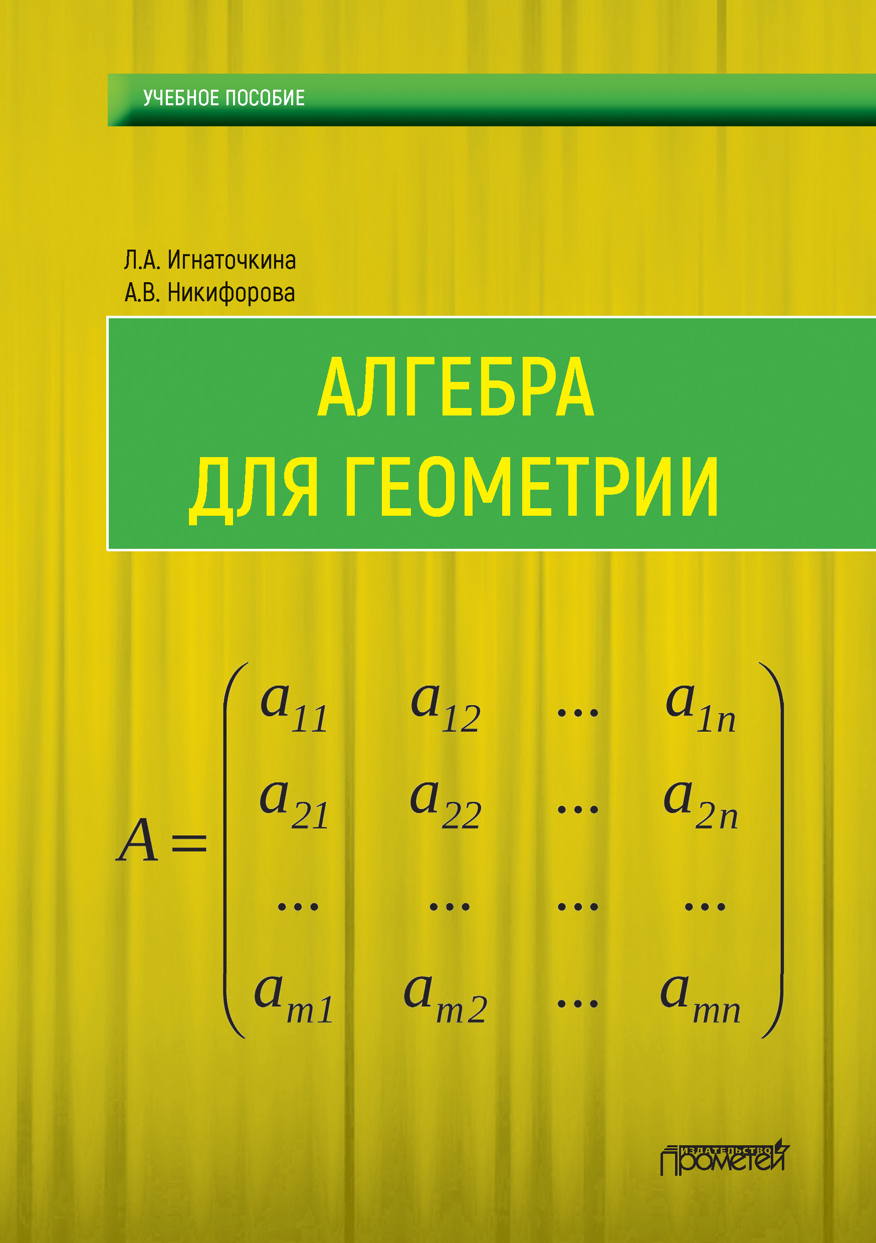 Алгебра. Учебные пособия для алгебры и геометрии. Алгебра и геометрия книги. Игнаточкина Лия Анатольевна.