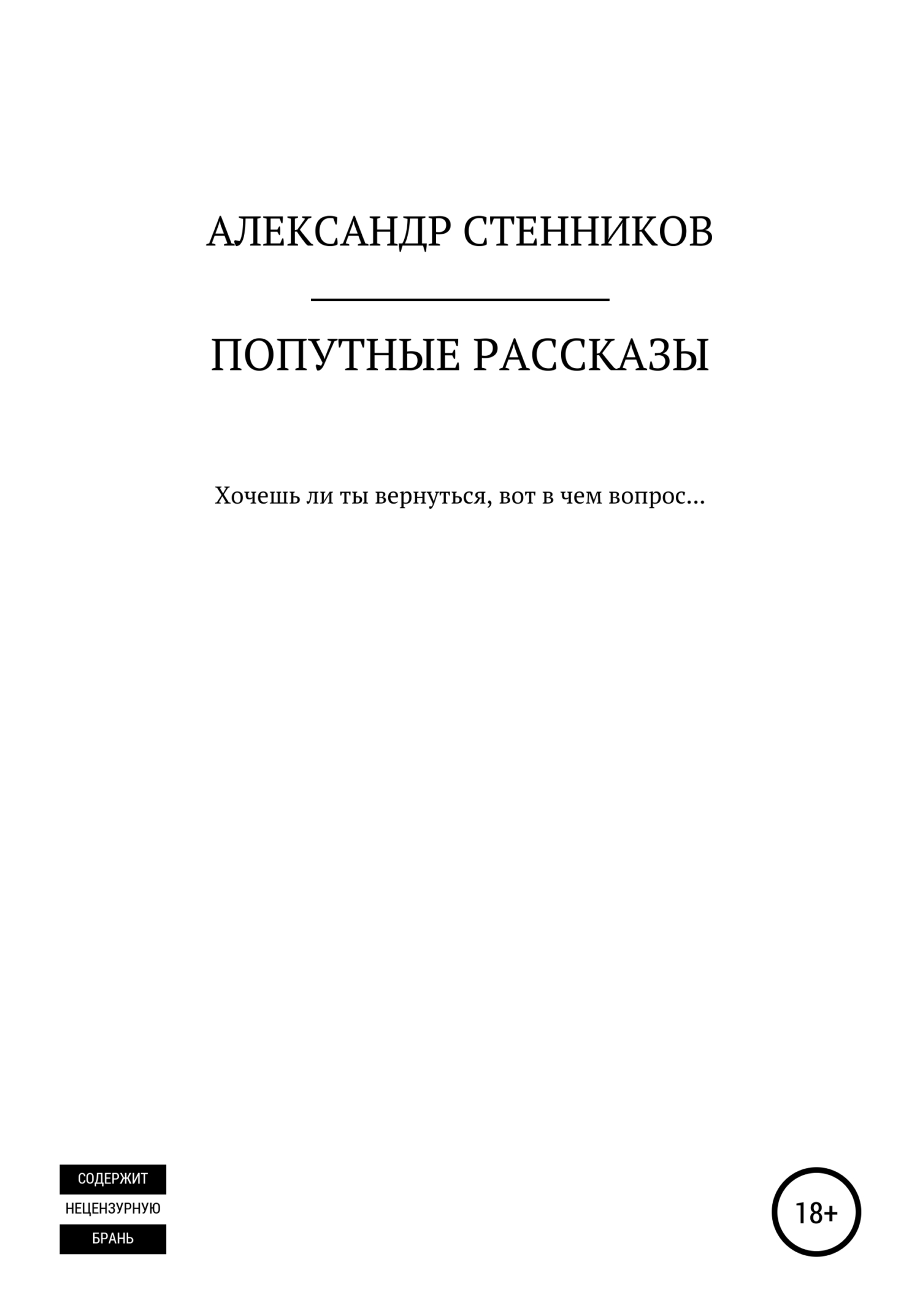 Читать онлайн «Попутные рассказы», Александр Викторович Стенников – ЛитРес,  страница 2